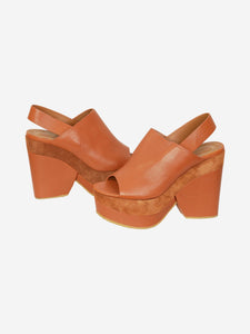 See By Chloe Brown platform shoes - size EU 38