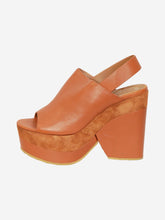 Load image into Gallery viewer, Brown platform shoes - size EU 38 Shoes See By Chloe 
