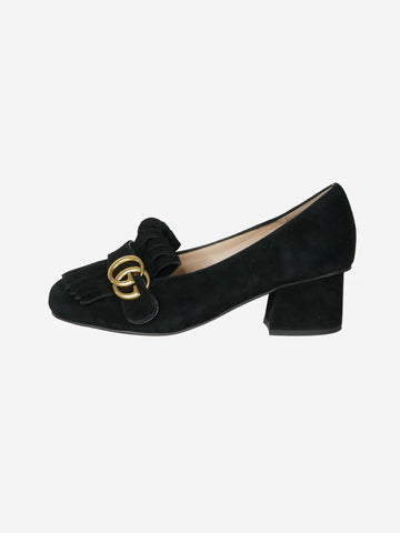 Black frilled heels - size EU 38 Heels Gucci 