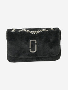 Marc Jacobs Black cross-body bag with silver-toned chain