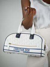Load image into Gallery viewer, White 2022 Dior vibe zip bowling bag Top Handle Bags Christian Dior 
